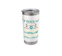 Proud to Be A Mining Engineer Engineering Miner Apparel Stainless Steel Insulated Tumbler