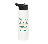 Proud to Be A Mining Engineer Engineering Miner Apparel Stainless Steel Insulated Water Bottle