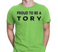 Proud to Be A Tory General Election 2024 Vote Democracy Voting Mens Womens Oversized Tee Top T-Shirt #GE11 Lime M