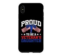 Proud To Be A Veteran's Daughter Funny Veterans Day Patriot Case for iPhone XS Max