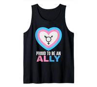 Proud To Be An Ally - Protest Trans Rights Transgender LGBTQ Tank Top