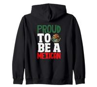 Proud To Be An Mexican Pride Flag Mexico Roots Heritage Zip Hoodie