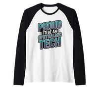 Proud to Be an Ophthalmic Tech Vision Care Optometry Expert Raglan Baseball Tee