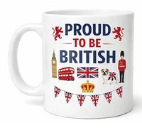 Proud to Be British Mug London Guard Union Jack Gift Mug