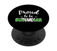 Proud To Be Burundian Burundi Flag Pride Heritage PopSockets Adhesive PopGrip