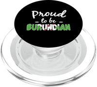 Proud To Be Burundian Burundi Flag Pride Heritage PopSockets PopGrip for MagSafe