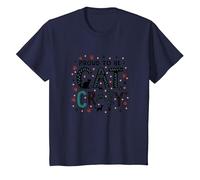Proud to be Cat Crazy: Feline Lover Typography Art T-Shirt, Kids, Navy, 2 Years