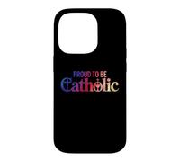 Proud To Be Catholic Eucharist Crucifix Christian Faith Case for iPhone 14 Pro