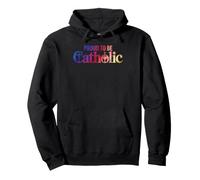 Proud To Be Catholic Eucharist Crucifix Christian Faith Pullover Hoodie