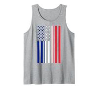 Proud to Be French American Boy Girl Sister All Saints' Day Tank Top