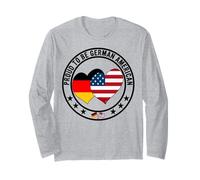 Proud to Be German American Pride I Love Germany I Love USA Long Sleeve T-Shirt