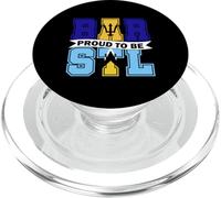 Proud to be Half Bajan Half Lucian Barbados and St Lucia Mix PopSockets PopGrip for MagSafe