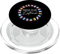 PROUD TO BE Latina Hispanic Heritage Latina Pride PopSockets PopGrip for MagSafe