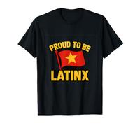 Proud To Be Latinx Bold Flag Emblem T-Shirt