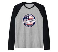 Proud to Be Liberian Forever Liberia Flag Typography Raglan Baseball Tee
