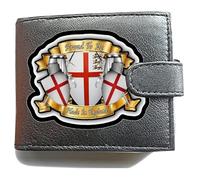 Proud to be Made in England Anti RFID Theft Wallet Black Soft Leather Large Coin Pocket