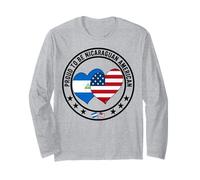 Proud to Be Nicaraguan American I Love USA I Love Nicaragua Long Sleeve T-Shirt