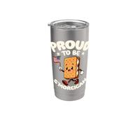 Proud to Be S'Moreican American Graham Cracker Stainless Steel Insulated Tumbler