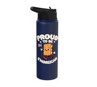 Proud to Be S'Moreican American Graham Cracker Stainless Steel Insulated Water Bottle