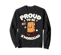 Proud To Be S'Moreican American Graham Cracker Sweatshirt