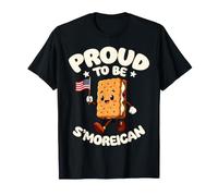 Proud to Be S'Moreican American Graham Cracker T-Shirt