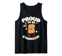 Proud to Be S'Moreican American Graham Cracker Tank Top