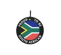 Proud To Be South African Car Air Freshener (Fun Birthday/Flag Patriotic/Xmas Christmas Stocking Filler/Secret Santa/Unique Novelty Scented Gift)