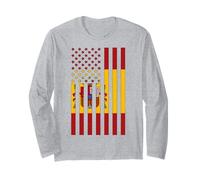 Proud to Be Spanish American Boy Girl Sister All Saints' Day Long Sleeve T-Shirt