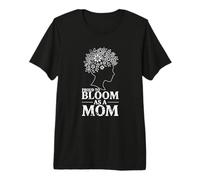 Proud to Bloom as a Mom Floral Head Premium T-Shirt