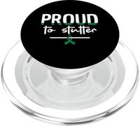 Proud to Stutter - Stuttering Awareness PopSockets PopGrip for MagSafe