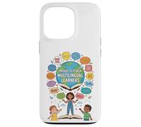 Proud To Teach Multilingual Learners ELL Education Classroom Case for iPhone 13 Pro