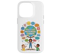Proud To Teach Multilingual Learners ELL Education Classroom Case for iPhone 14 Pro