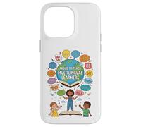 Proud To Teach Multilingual Learners ELL Education Classroom Case for iPhone 14 Pro Max