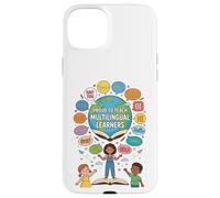 Proud To Teach Multilingual Learners ELL Education Classroom Case for iPhone 15 Plus