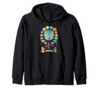 Proud To Teach Multilingual Learners ELL Education Classroom Zip Hoodie