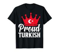 Proud Turkish Sport Lover Crown Funny Turkish Flag Souvenir T-Shirt