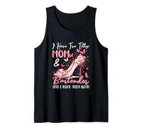 Proud Two Tittles Mom and Bartender Mother's Day High Heels Tank Top