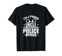 Proud Uncle Awesome Police Officer T-Shirt