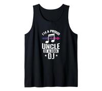 Proud Uncle Cool DJ Music Tank Top