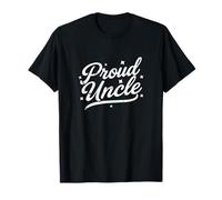 Proud Uncle Script Stars T-Shirt