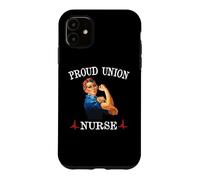 Proud Union Nurse Safe Staffing Saves Night Shift RN ER ICU Case for iPhone 11