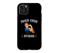 Proud Union Nurse Safe Staffing Saves Night Shift RN ER ICU Case for iPhone 11 Pro