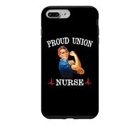 Proud Union Nurse Safe Staffing Saves Night Shift RN ER ICU Case for iPhone 7 Plus/8 Plus