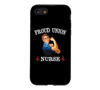 Proud Union Nurse Safe Staffing Saves Night Shift RN ER ICU Case for iPhone SE (2020) / 7/8