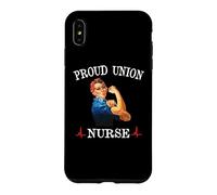 Proud Union Nurse Safe Staffing Saves Night Shift RN ER ICU Case for iPhone XS Max