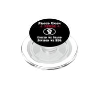 Proud Union Nurse Safe Staffing Saves Night Shift RN ER ICU PopSockets PopGrip for MagSafe