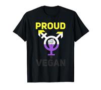 Proud Vegan Queer Trans Gay Lesbian Vegans Veganism LGBTQ T-Shirt