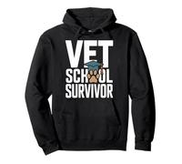 Proud Vet School Survivor Veterinary Graduate Pullover Hoodie
