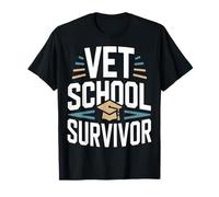 Proud Vet School Survivor Veterinary Graduate T-Shirt