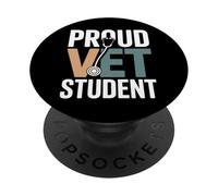 Proud Vet Student Veterinary School PopSockets Adhesive PopGrip
